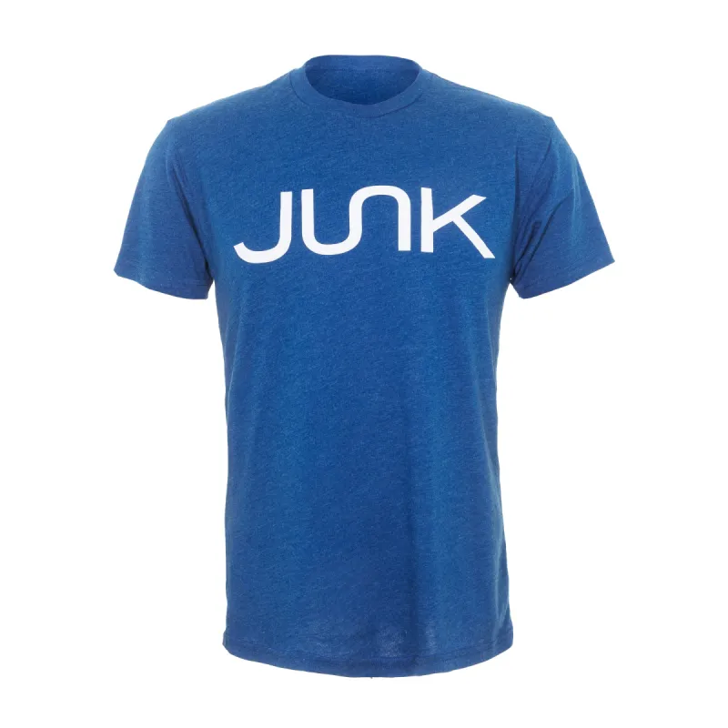 JUNK 60/40 Heather Cool Blue Tee sold by JUNK Brands
