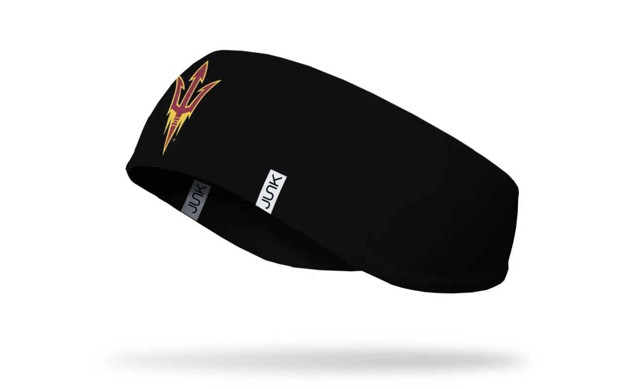 Arizona State University: Logo Black Ear Warmer sold by JUNK Brands