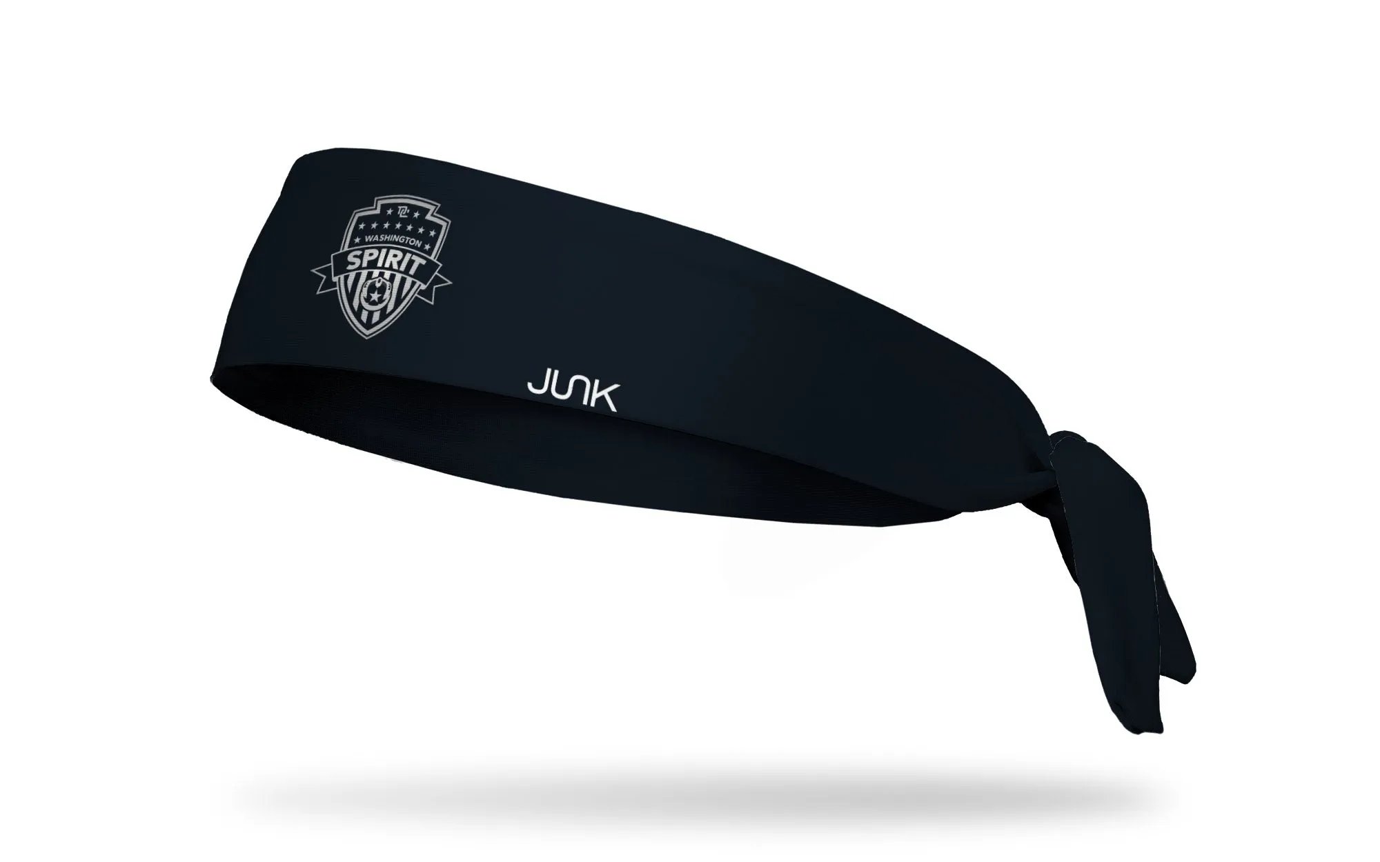 Washington Spirit: Logo Black Flex Tie Headband sold by JUNK Brands