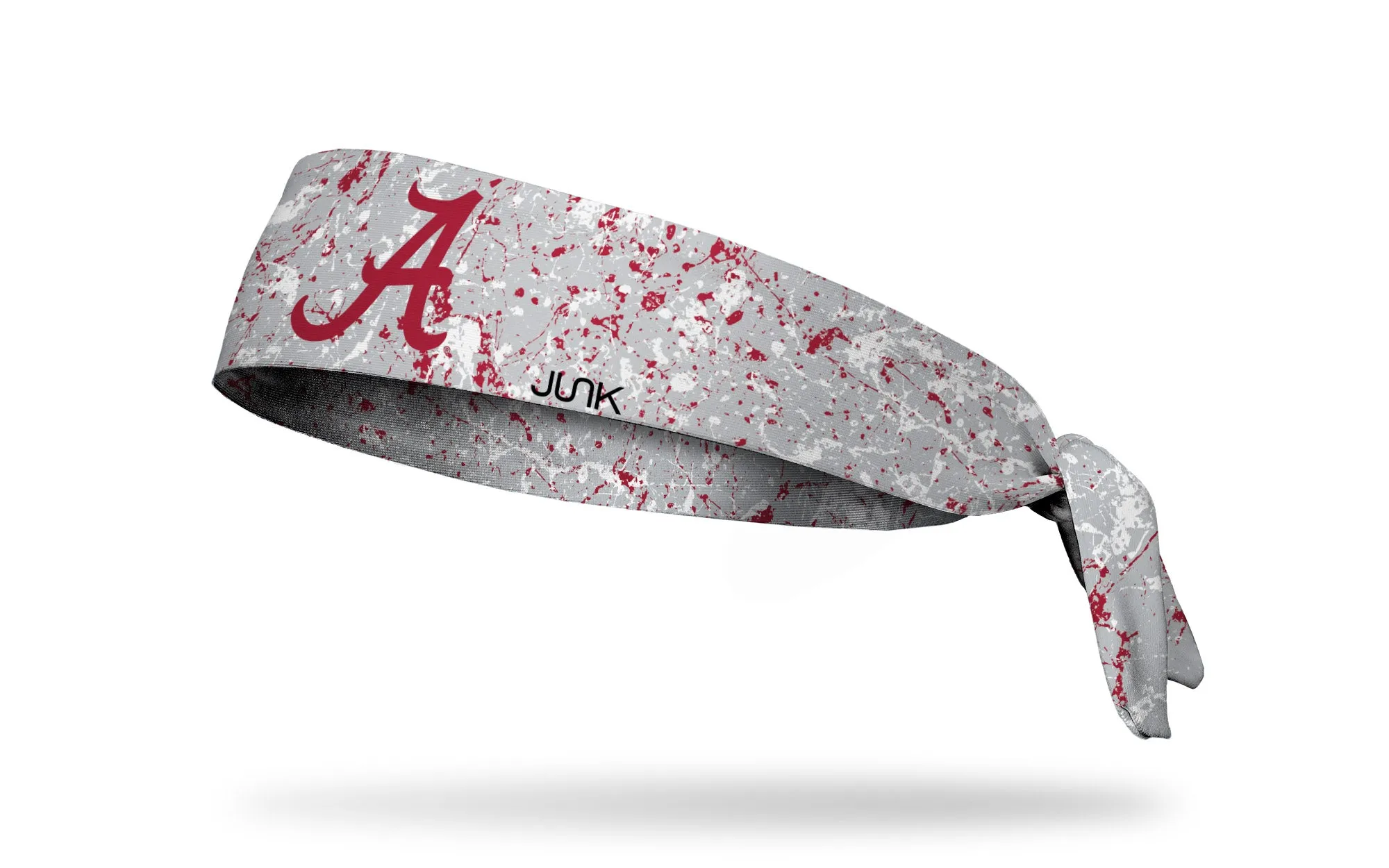 University of Alabama: Splatter Gray Tie Headband sold by JUNK Brands