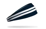 Varsity Stripe (Navy) Big Bang Lite Headband sold by JUNK Brands