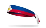 Philippines Painted Flag Flex Tie Headband sold by JUNK Brands