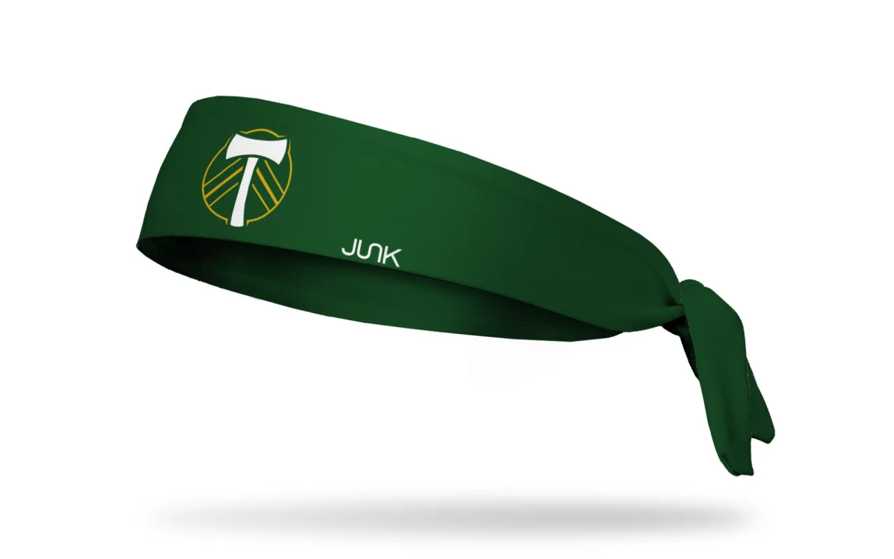 Portland Timbers: Logo Green Flex Tie Headband sold by JUNK Brands