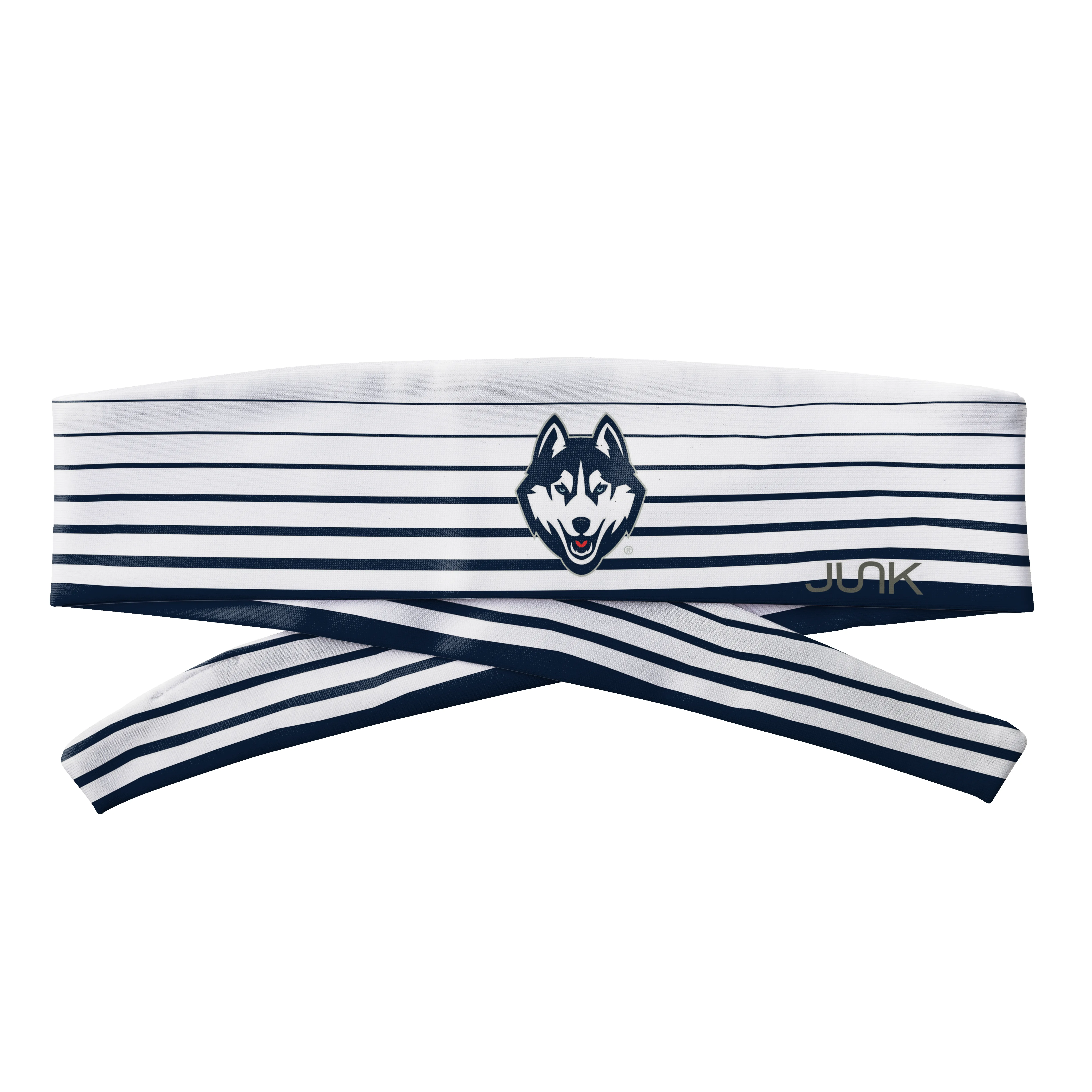 University of Connecticut: Gradient Stripe Flex Tie Headband sold by JUNK Brands product image thumbnail 3