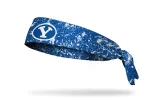 Brigham Young University: Splatter Flex Tie Headband sold by JUNK Brands