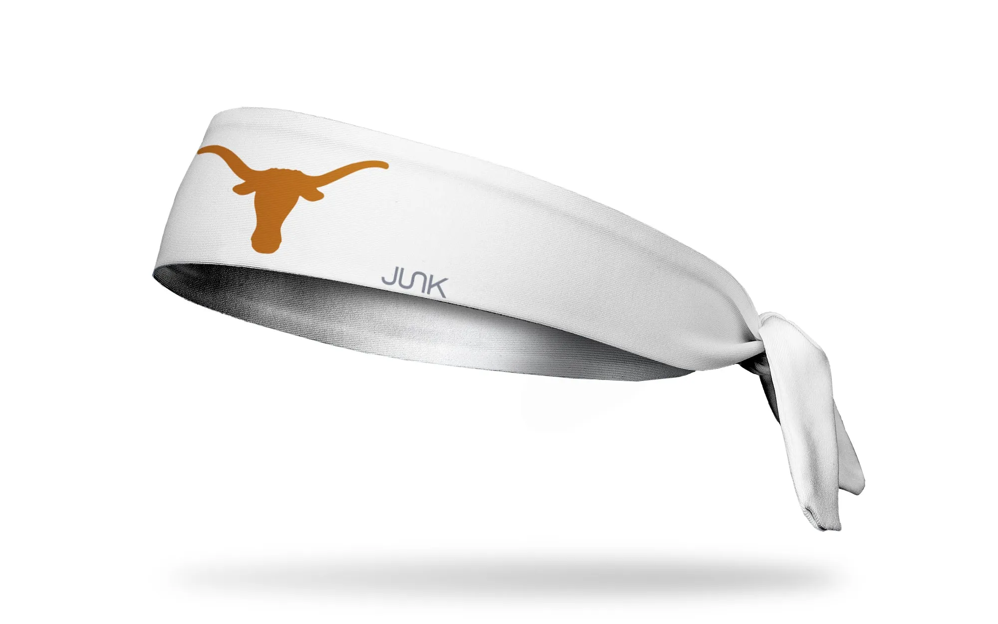 University of Texas: Logo White Flex Tie Headband sold by JUNK Brands