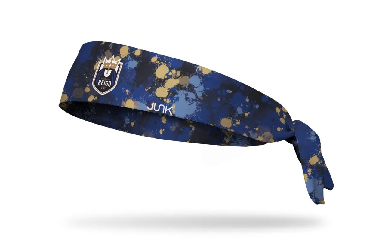 Seattle Reign FC: Splatter Flex Tie Headband sold by JUNK Brands