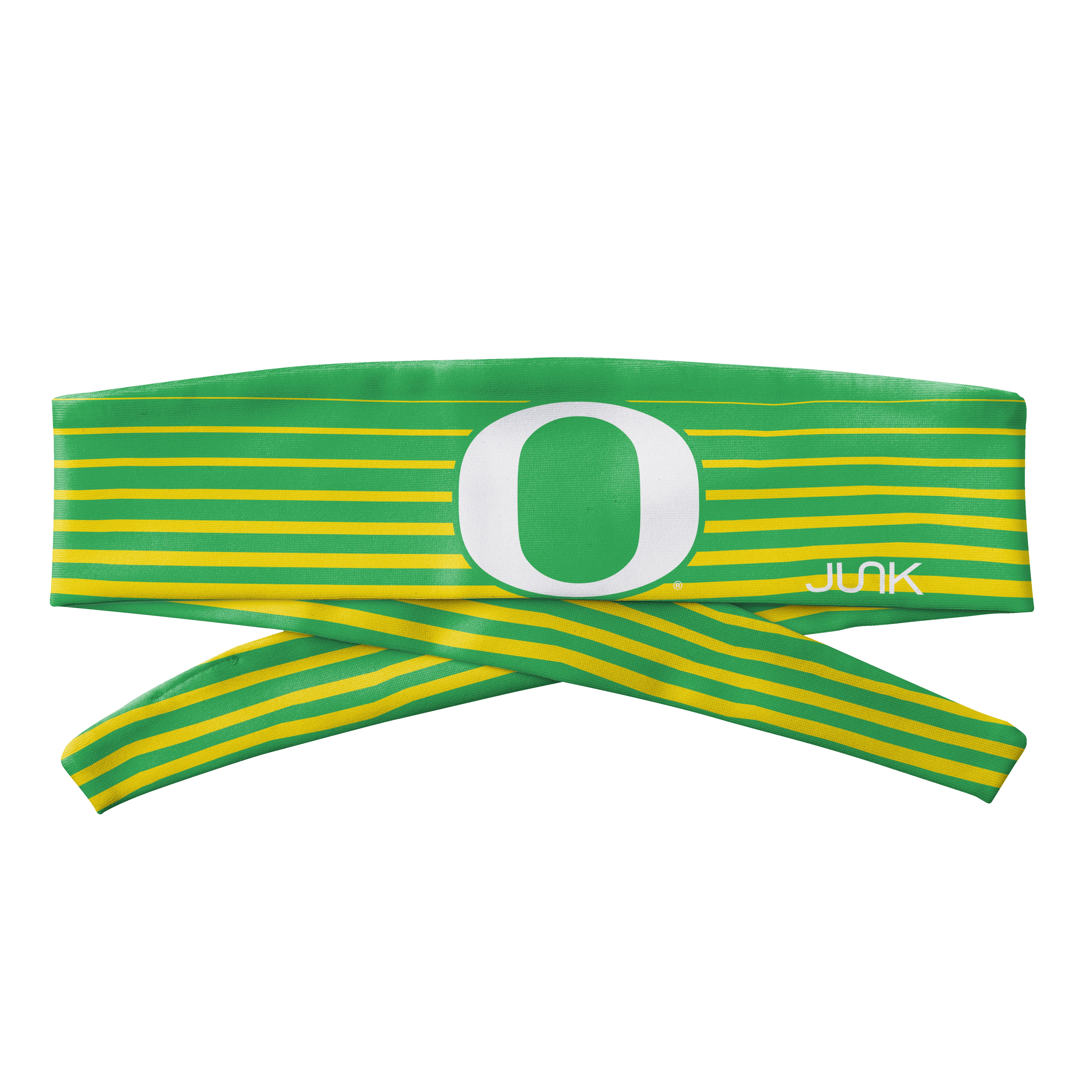 University of Oregon: Gradient Stripe Flex Tie Headband sold by JUNK Brands product image thumbnail 3