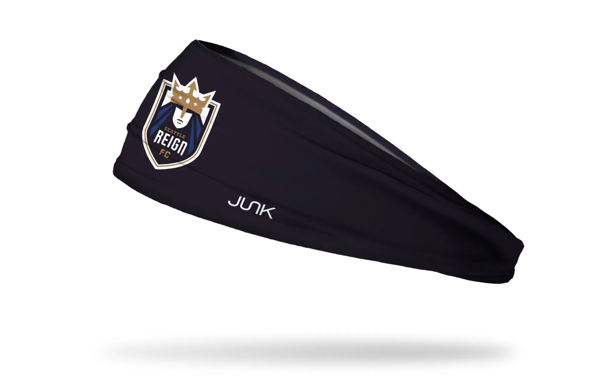 Seattle Reign FC: Logo Navy Big Bang Lite Headband sold by JUNK Brands