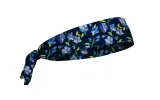 Periwinkle Petals Flex Tie Headband sold by JUNK Brands