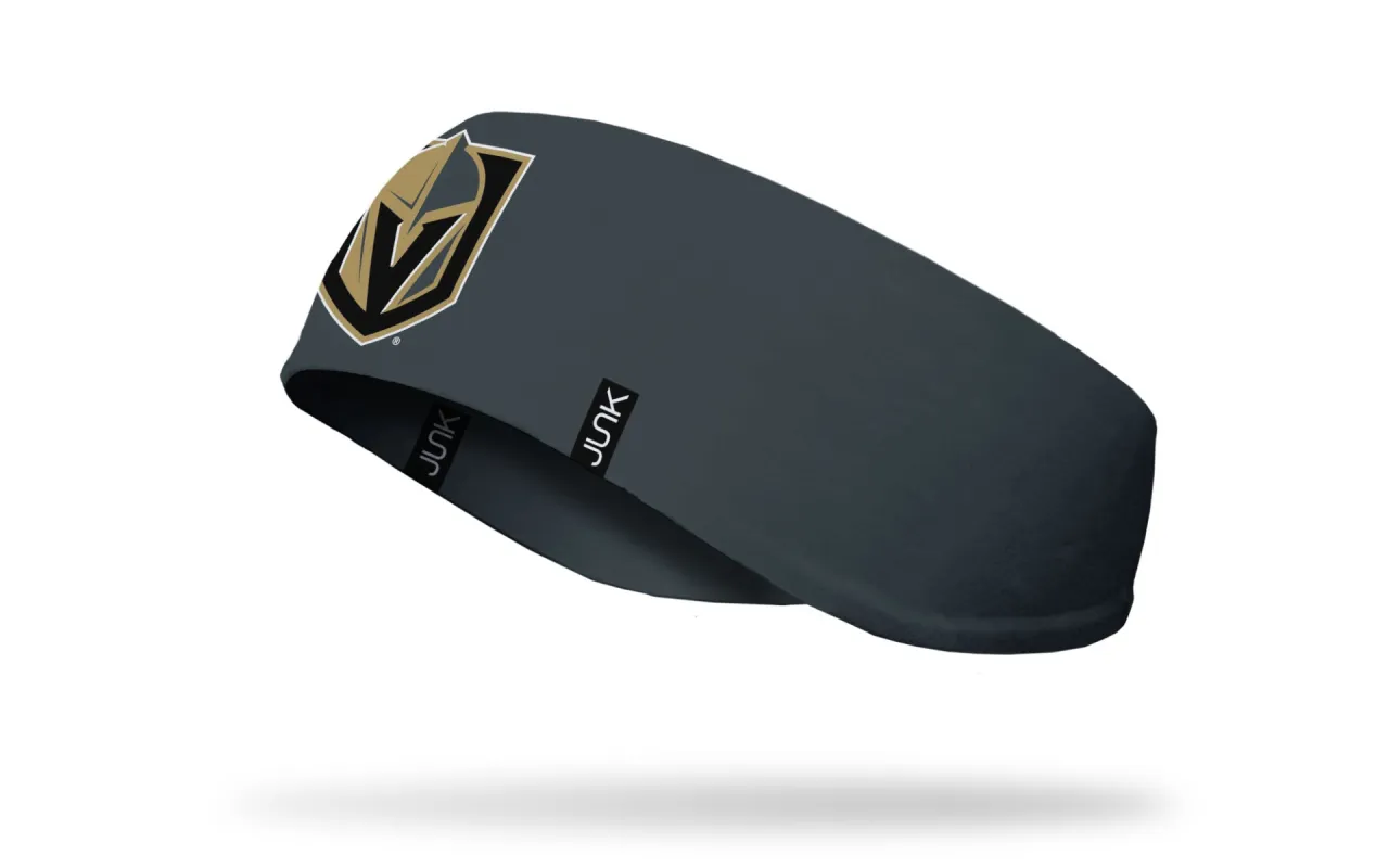 Vegas Golden Knights: Logo Gray Ear Warmer sold by JUNK Brands