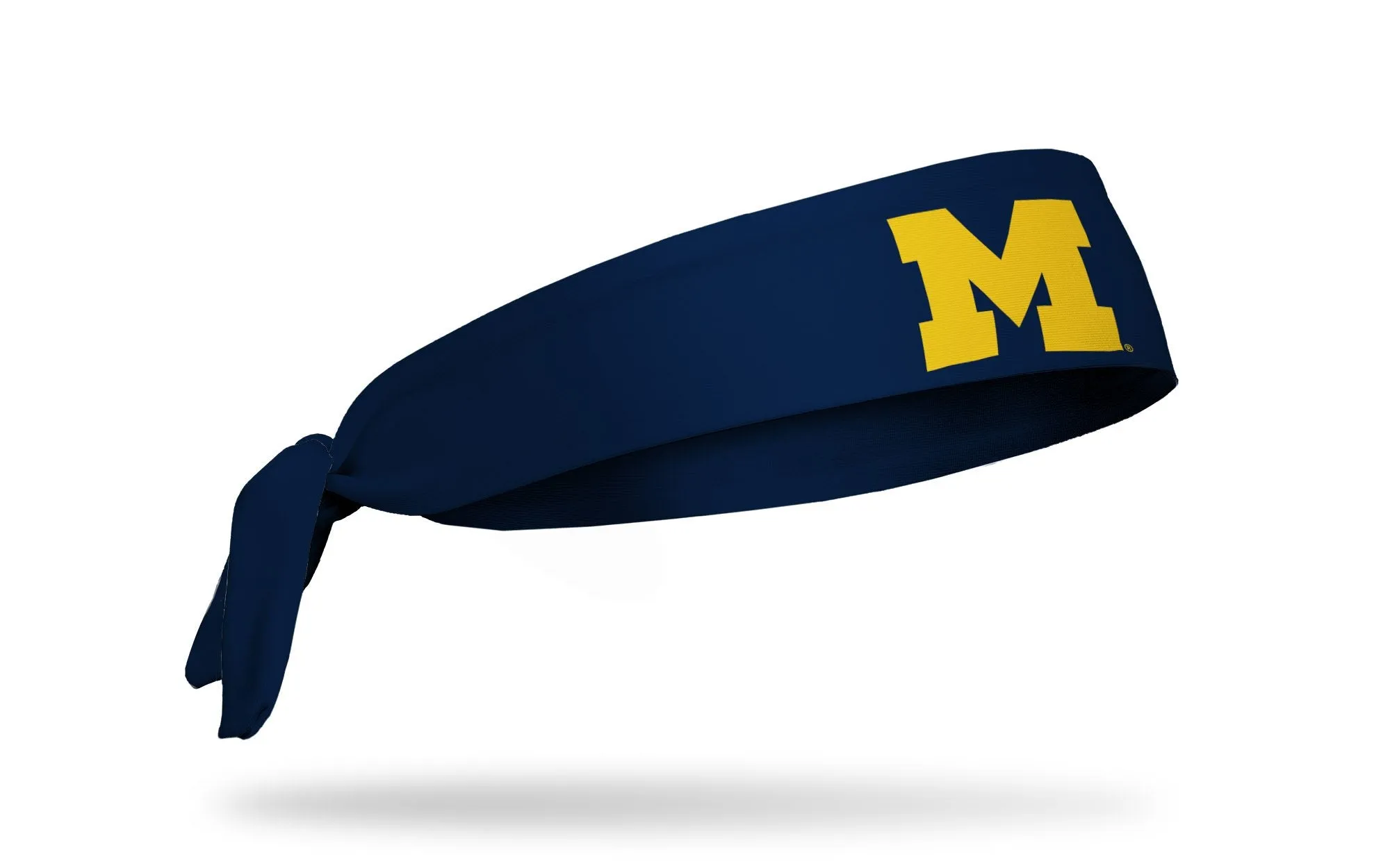 University of Michigan: Logo Blue Flex Tie Headband sold by JUNK Brands product image thumbnail 2