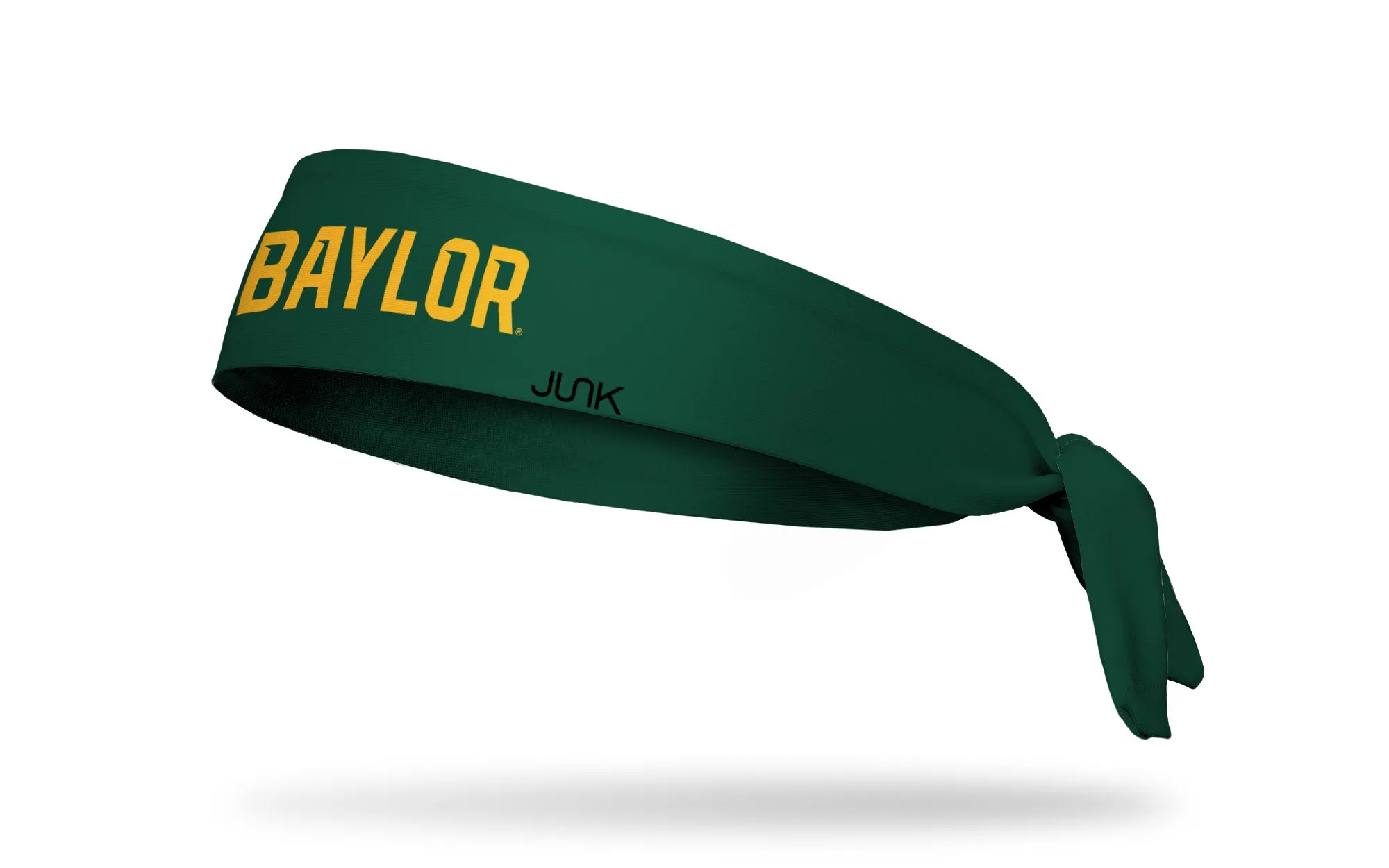 Baylor University: Wordmark Green Flex Tie Headband sold by JUNK Brands