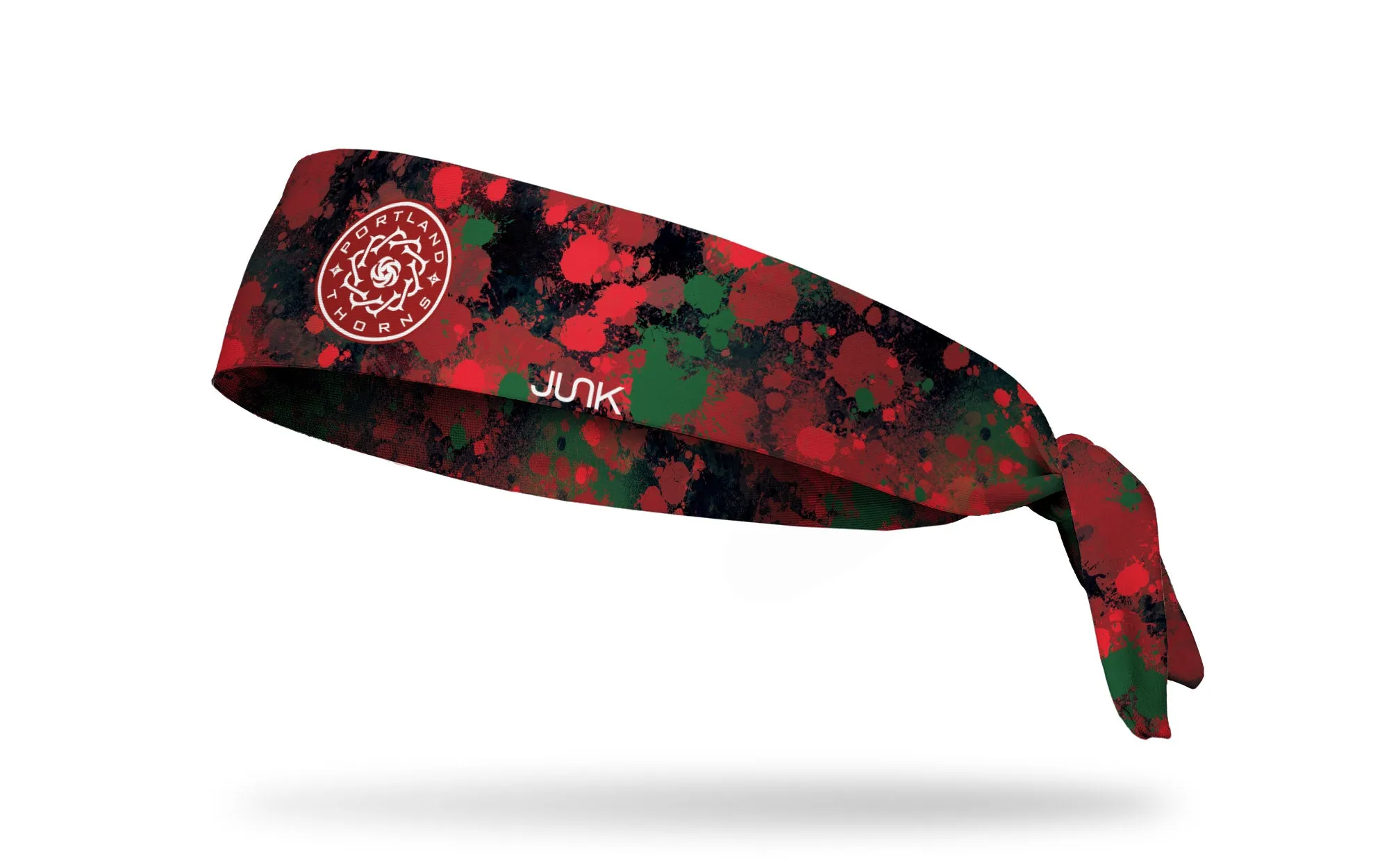 Portland Thorns FC: Splatter Flex Tie Headband sold by JUNK Brands
