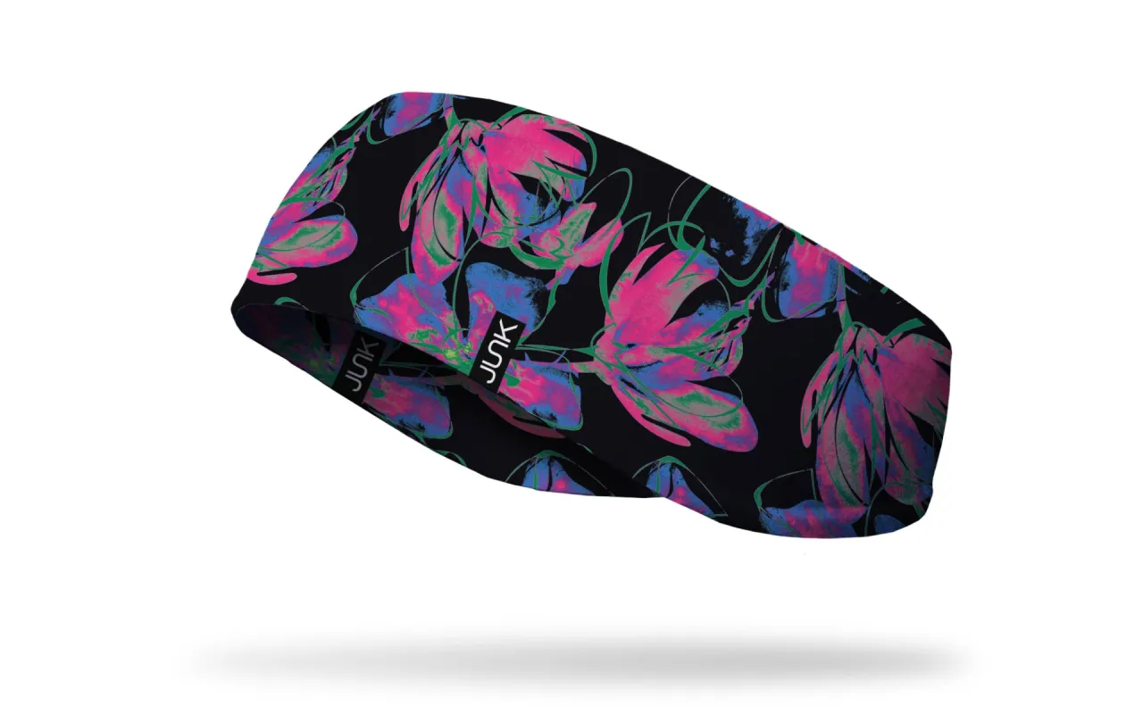 Neon Blooms Ear Warmer sold by JUNK Brands