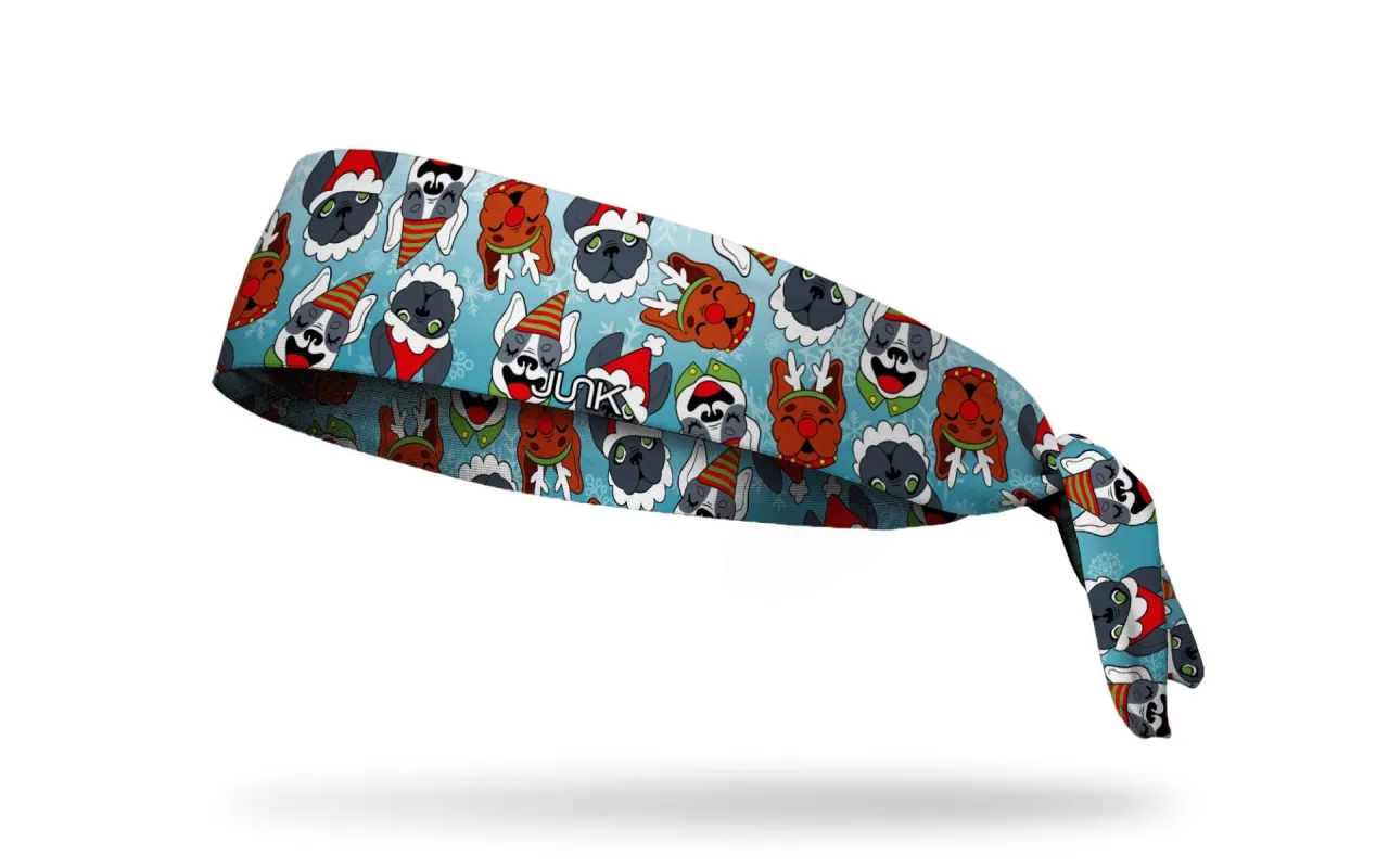 Yule Dogs Tie Headband sold by JUNK Brands