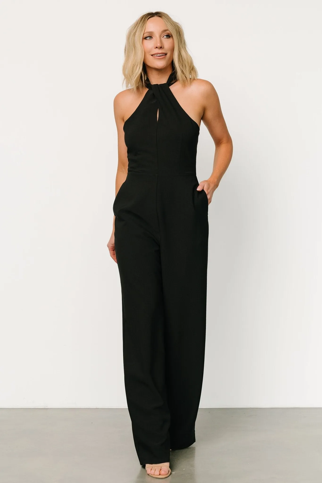 Raya Halter Jumpsuit | Black sold by Baltic Born product image thumbnail 5