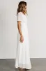 Birdie Maxi Dress | White sold by Baltic Born