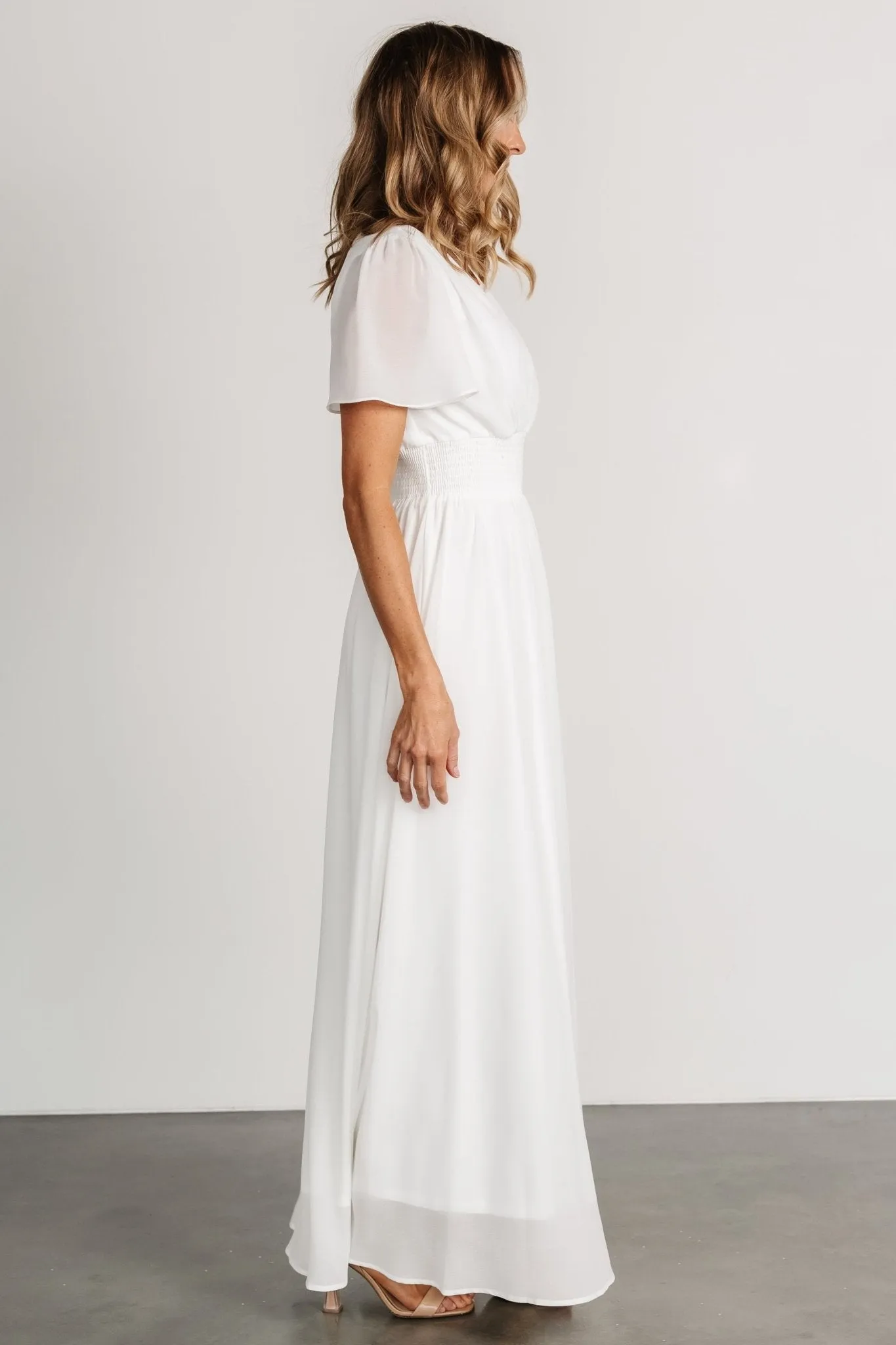 Birdie Maxi Dress | White sold by Baltic Born product image thumbnail 2