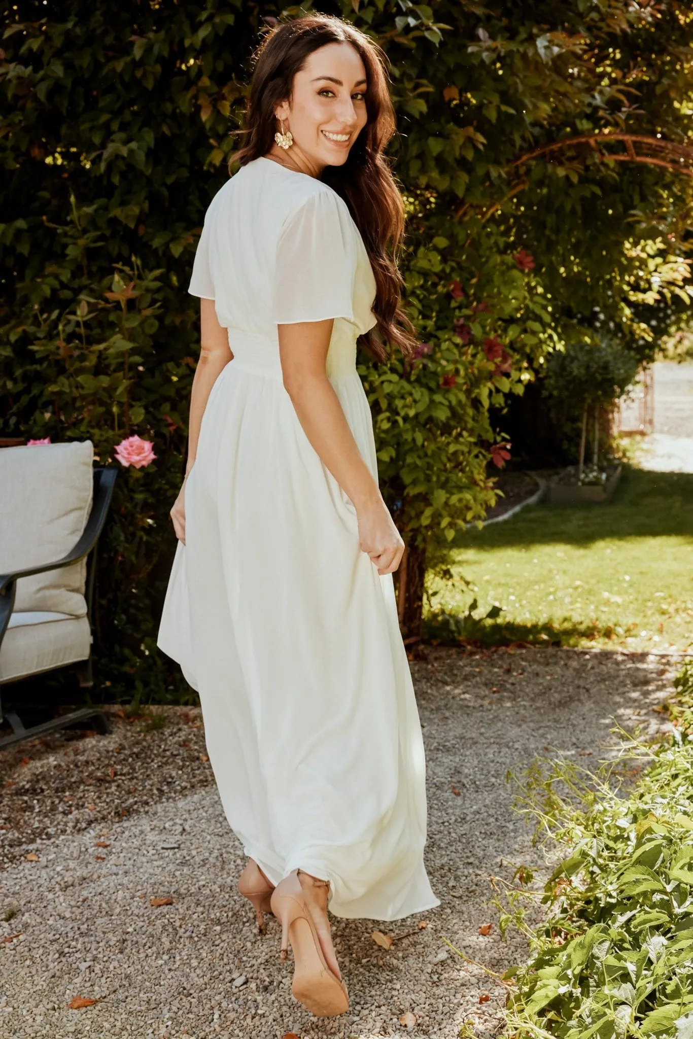 Birdie Maxi Dress | White sold by Baltic Born product image thumbnail 5