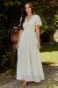 Birdie Maxi Dress | White sold by Baltic Born