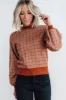 Ryland Bubble Sleeve Sweater | Rust sold by Baltic Born