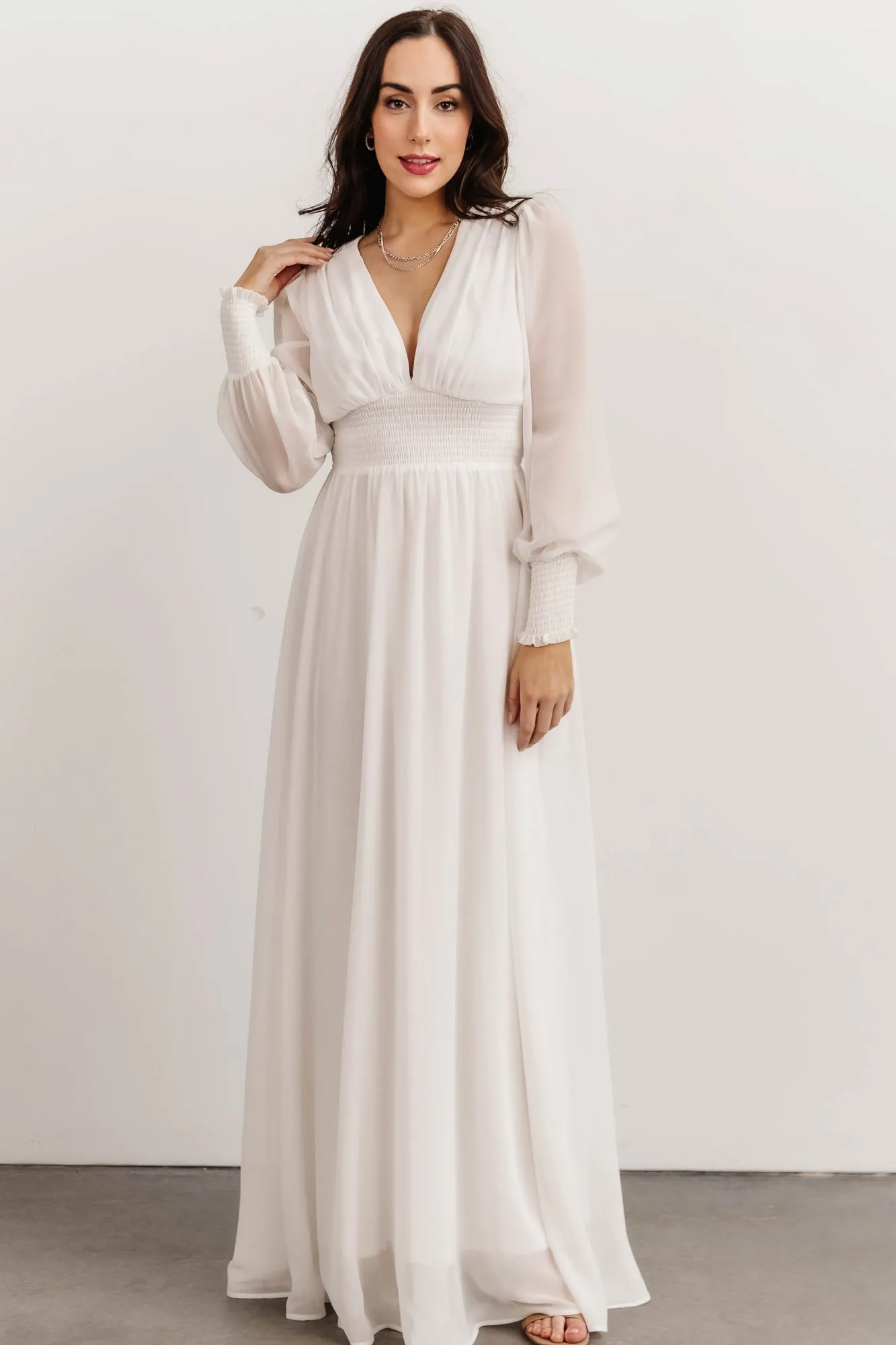 Olivia Maxi Dress | White sold by Baltic Born product image thumbnail 4