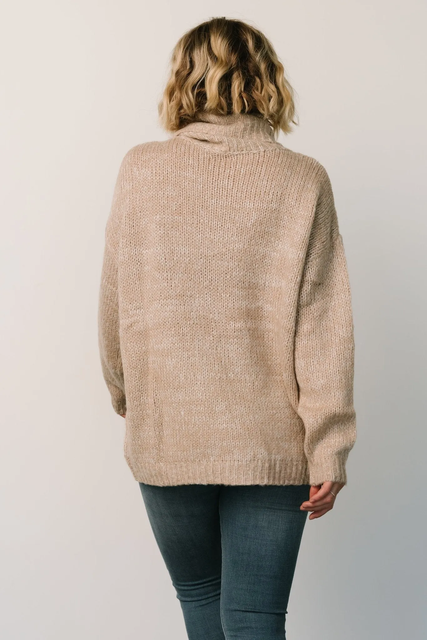 Joan Turtleneck Sweater | Oatmeal sold by Baltic Born product image thumbnail 5