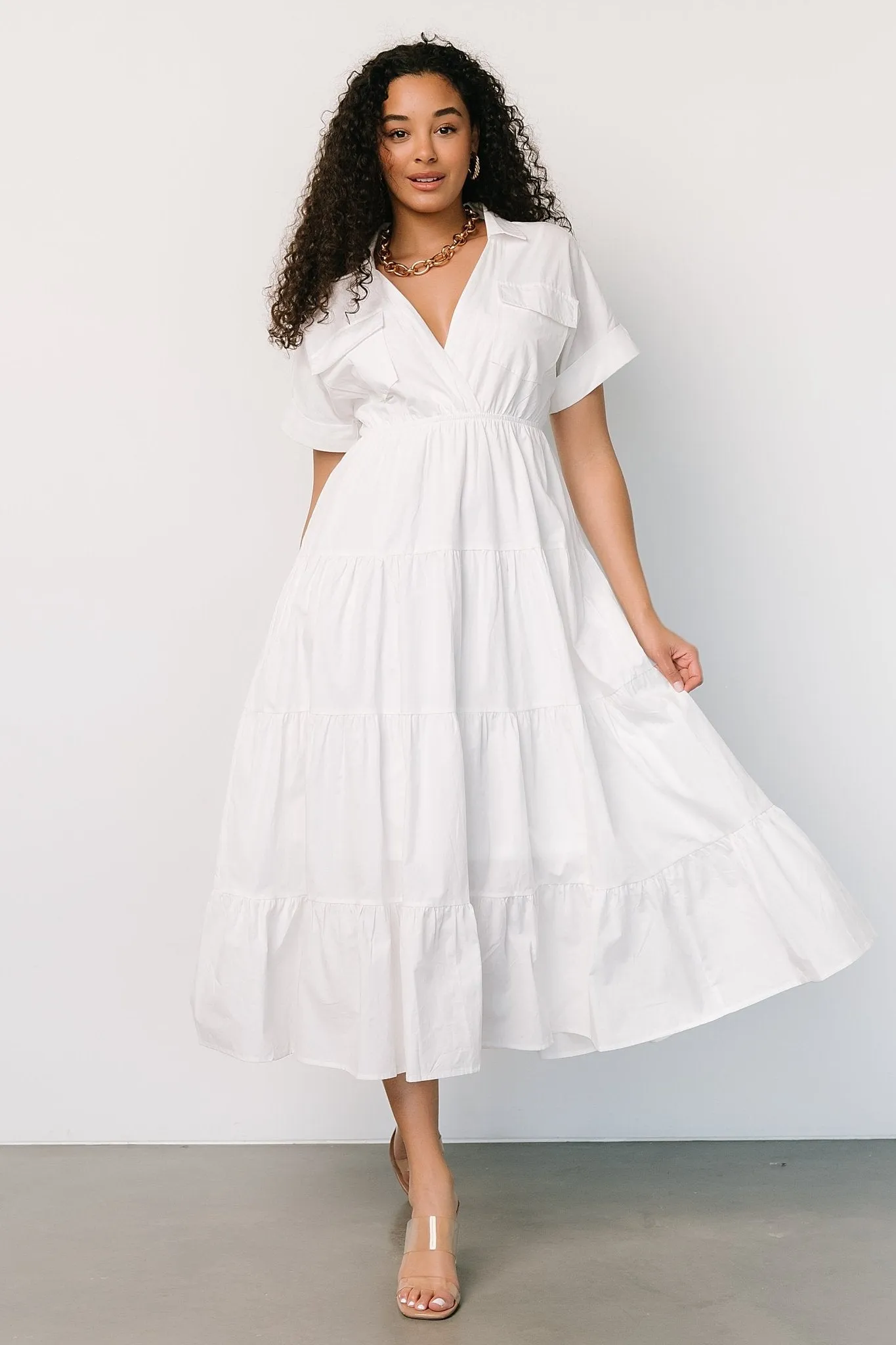 Sondra Maxi Dress | Off White sold by Baltic Born