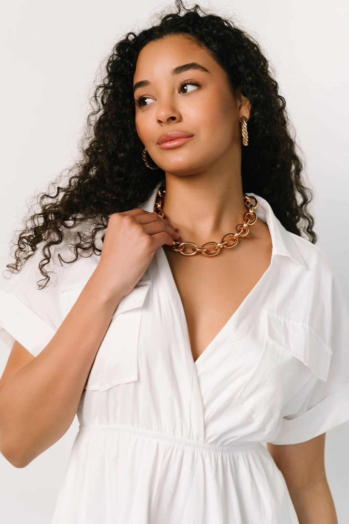 Sondra Maxi Dress | Off White sold by Baltic Born product image thumbnail 2