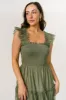 Emma Smocked Tulle Dress | Sage sold by Baltic Born