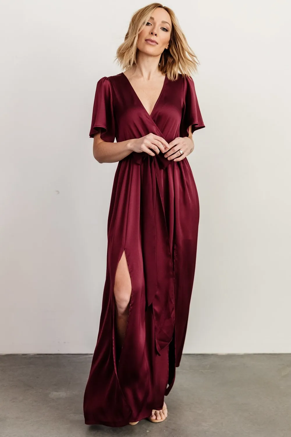 Sicily Satin Maxi Dress | Mulberry sold by Baltic Born product image thumbnail 3