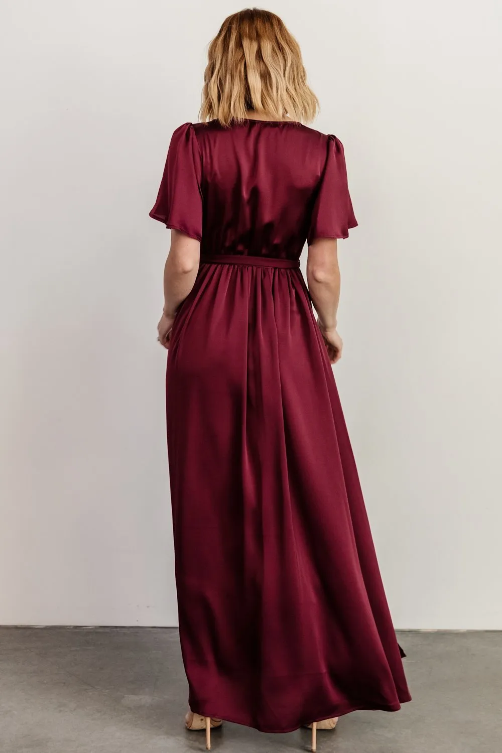 Sicily Satin Maxi Dress | Mulberry sold by Baltic Born product image thumbnail 4