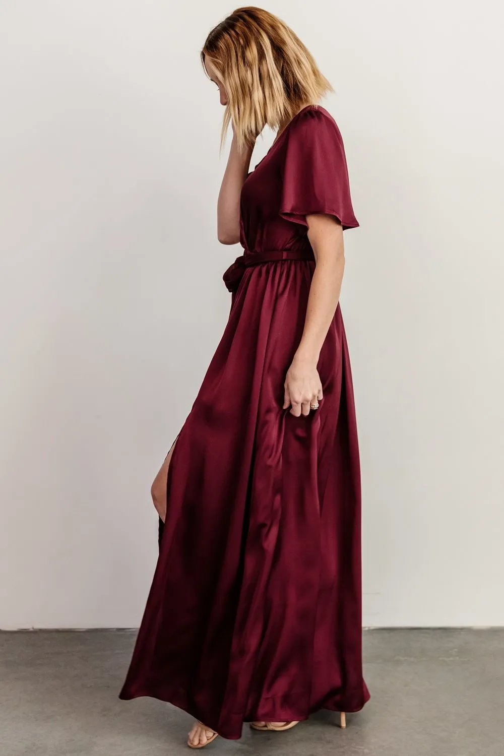 Sicily Satin Maxi Dress | Mulberry sold by Baltic Born product image thumbnail 5