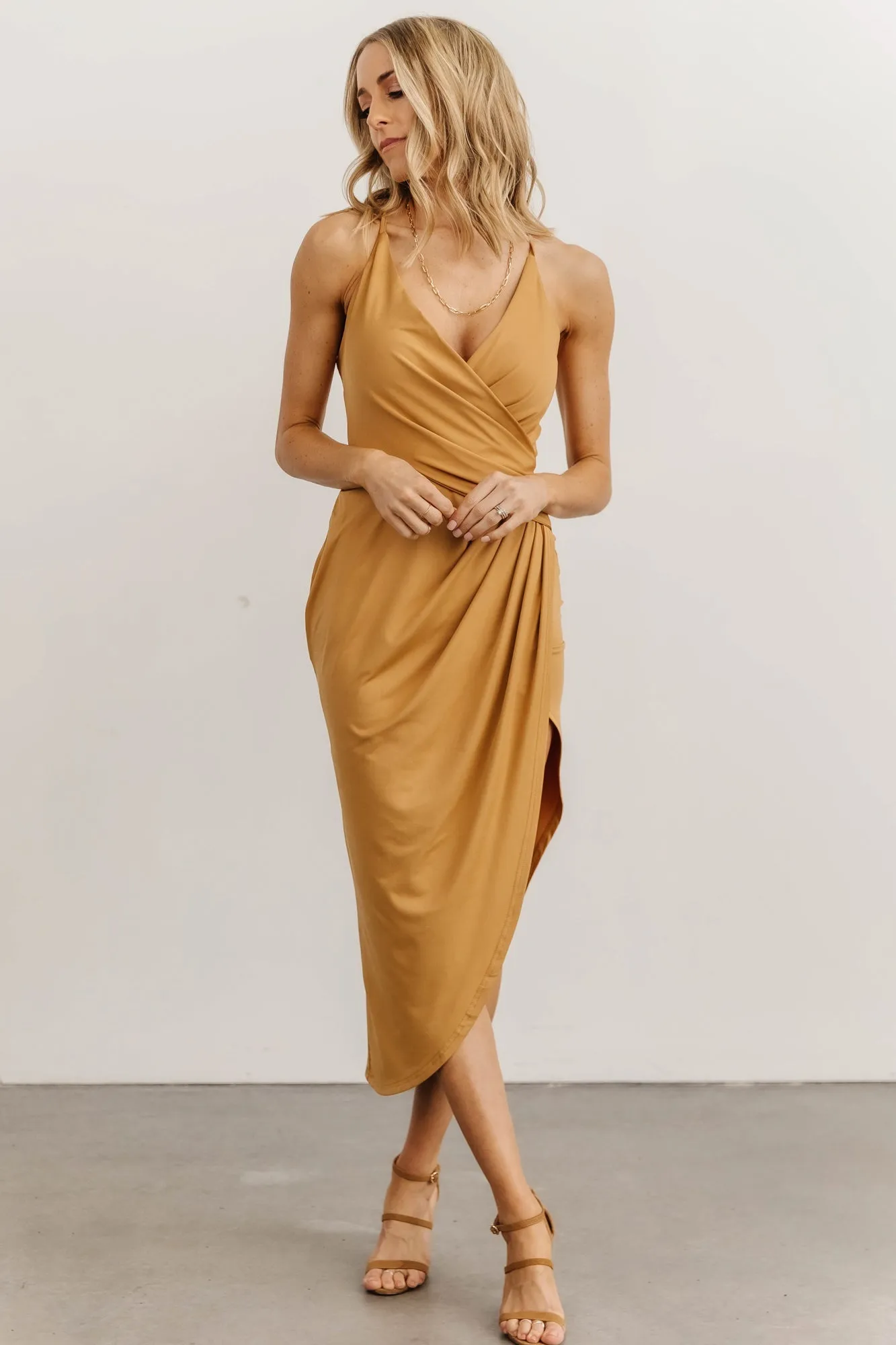 Varia Midi Dress | Dusty Camel sold by Baltic Born product image thumbnail 2