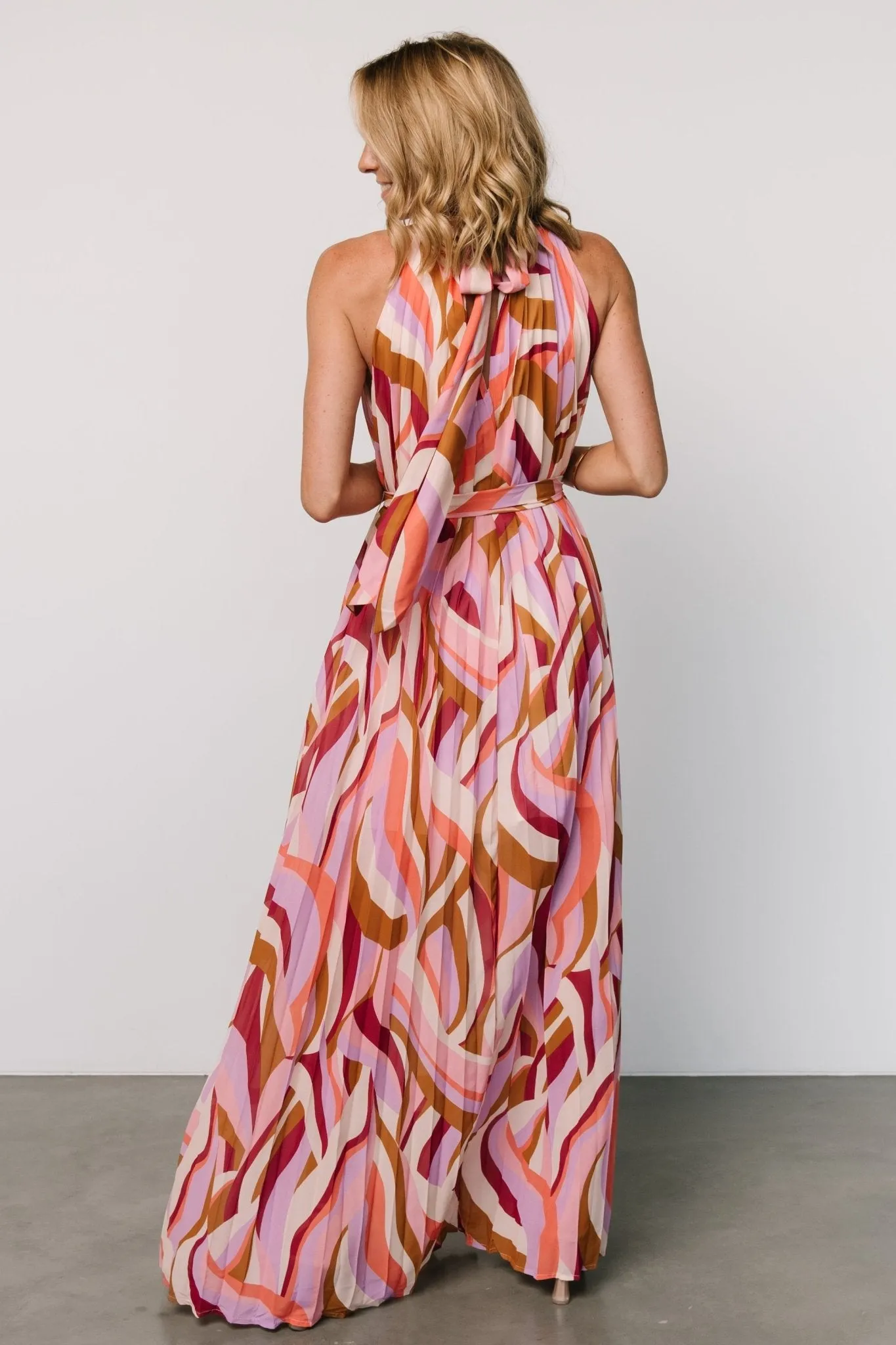 Rita Maxi Dress | Lavender Multi Print sold by Baltic Born product image thumbnail 5