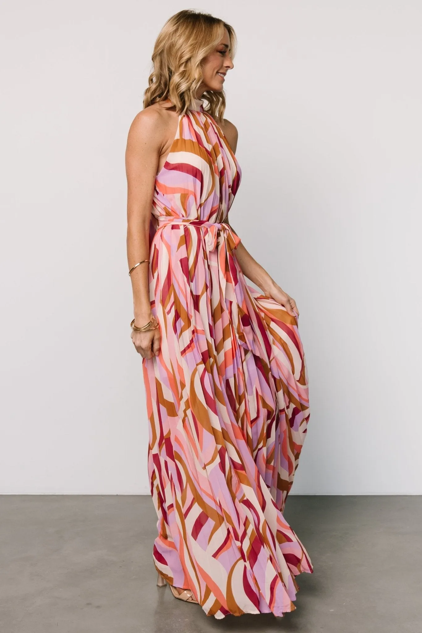 Rita Maxi Dress | Lavender Multi Print sold by Baltic Born product image thumbnail 3