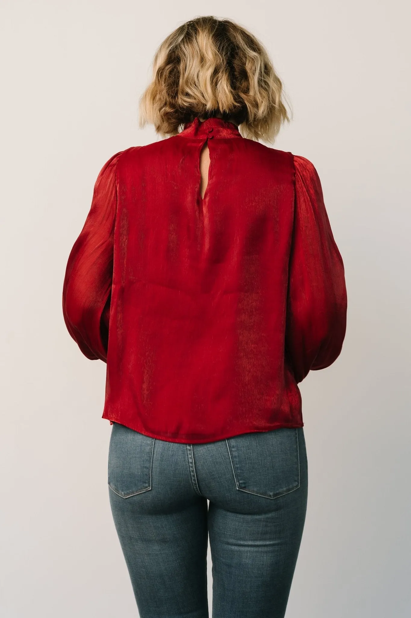 Willa Shimmer Top | Wine sold by Baltic Born product image thumbnail 4