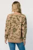 Hallstatt Sweater | Camel + Green Print sold by Baltic Born