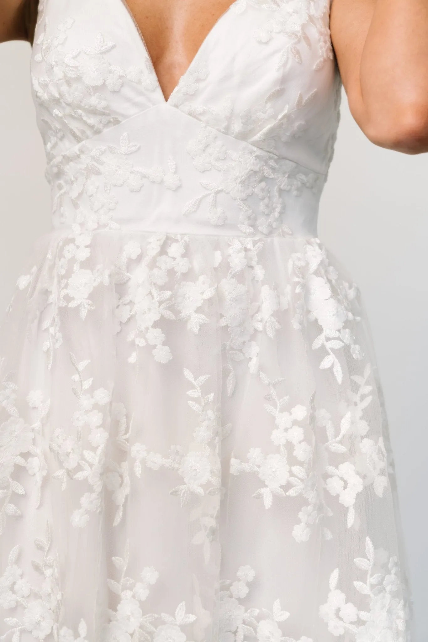 Dante Applique Midi Dress | Off White sold by Baltic Born product image thumbnail 2