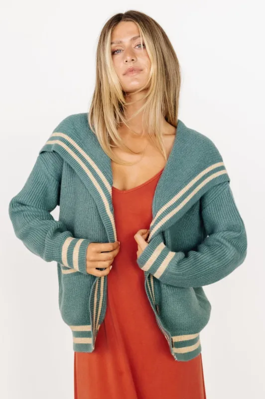 Corbett Knit Cardigan | Jade sold by Baltic Born