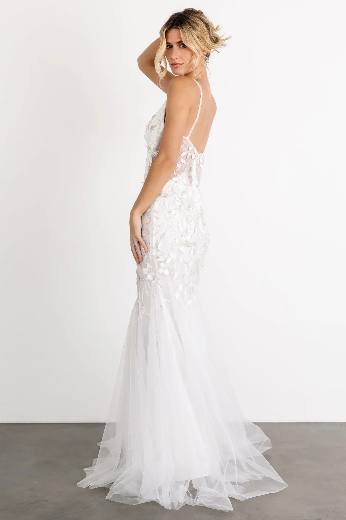 Precious Embroidered Bridal Gown | Off White sold by Baltic Born product image thumbnail 2