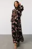 Luciana Maxi Dress | Black + Mauve sold by Baltic Born