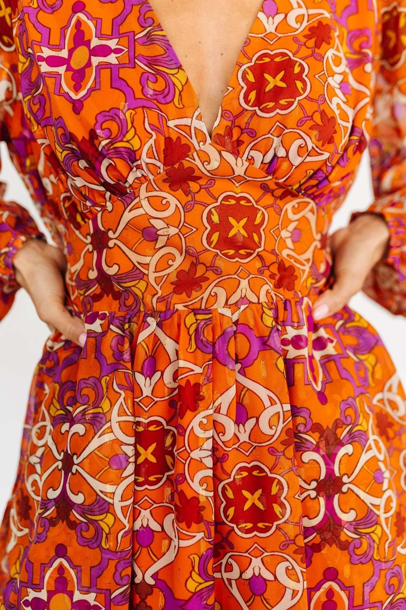 Colima Romper | Rust Multi sold by Baltic Born product image thumbnail 5