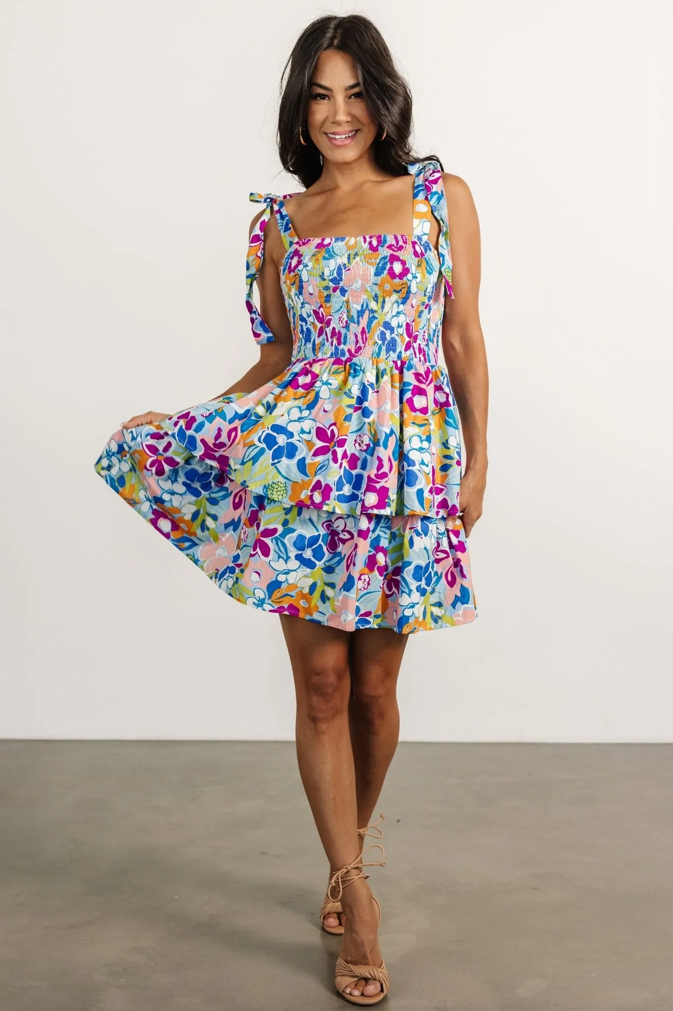 Dayana Mini Dress | Blue Multi sold by Baltic Born