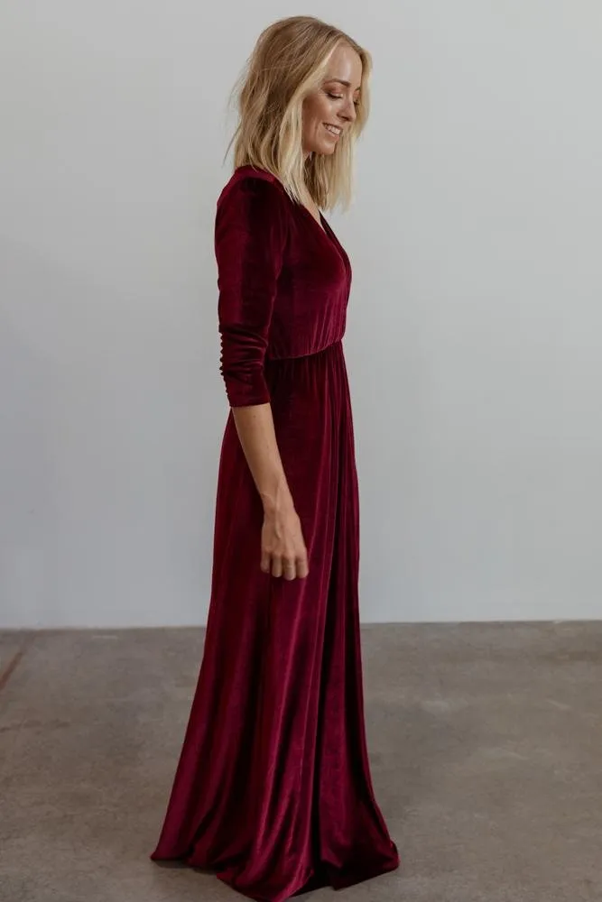 Sofia Velvet Maxi Dress | Mulberry sold by Baltic Born product image thumbnail 5