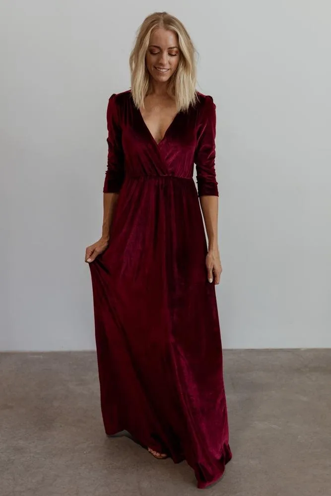 Sofia Velvet Maxi Dress | Mulberry sold by Baltic Born product image thumbnail 3
