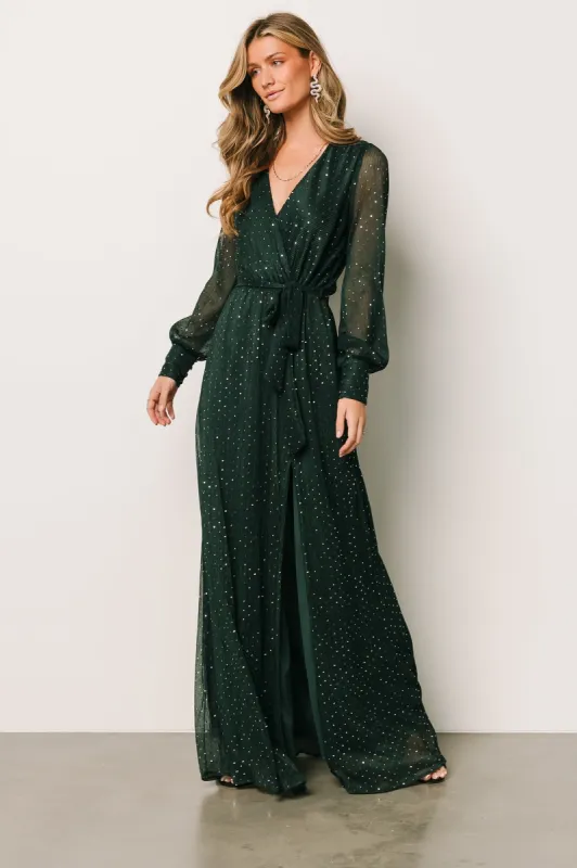 Abigail Sparkle Gown | Emerald sold by Baltic Born