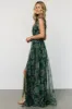 Carmine Maxi Dress | Green Floral sold by Baltic Born