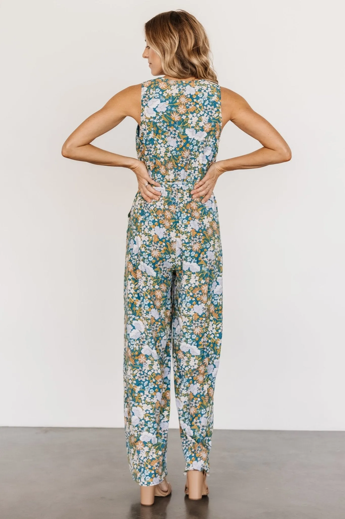 Paulette Jumpsuit | Jade Multi sold by Baltic Born product image thumbnail 4